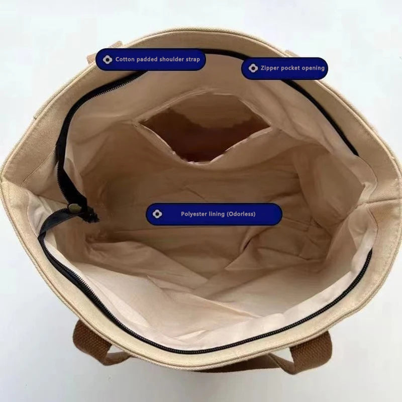 Canvas Tote Bag Portable