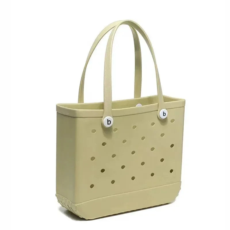 EVA Rubber Waterproof Handbag - Solid Color M/L (Copy)
