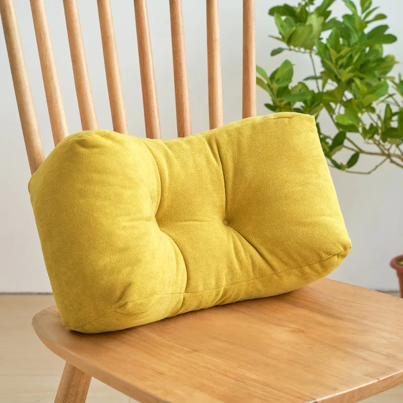 Soft Cashmere Seat Cushion with Lumbar Support