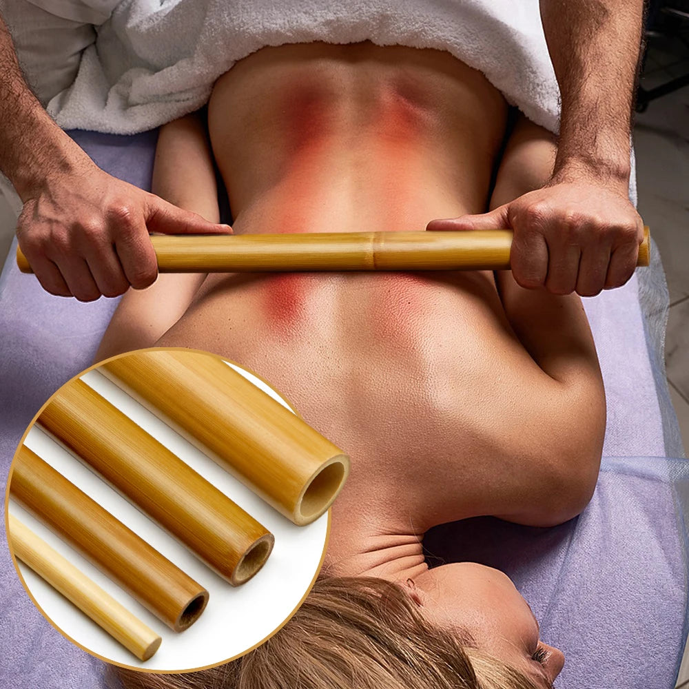 Natural Bamboo Wood Therapy Massage Stick