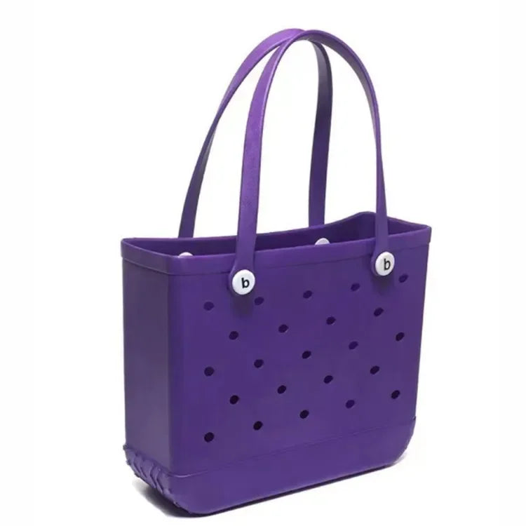 EVA Rubber Waterproof Handbag - Solid Color M/L (Copy)