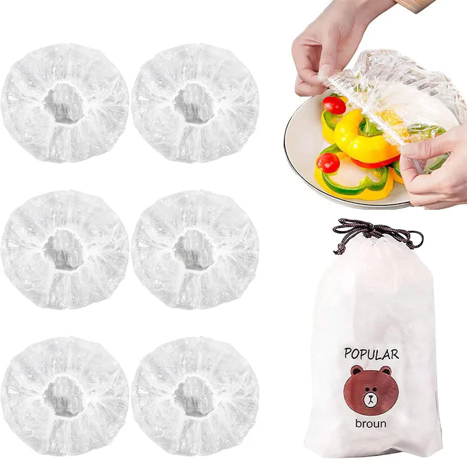 Bowl Covers Bread Proofing Elastic Reusable Plastic Wrap