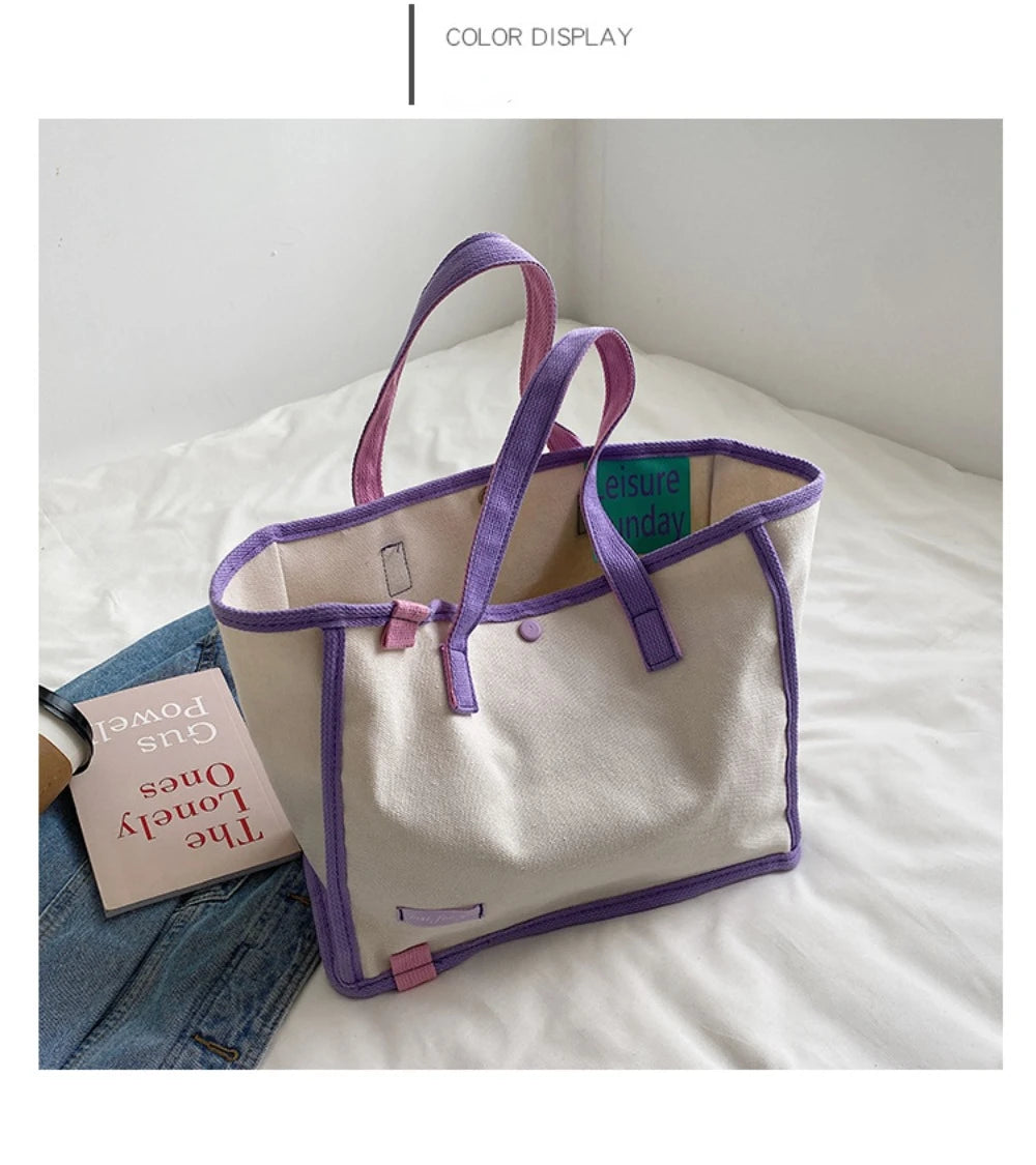 Vegan Canvas Handbag/Tote Bags