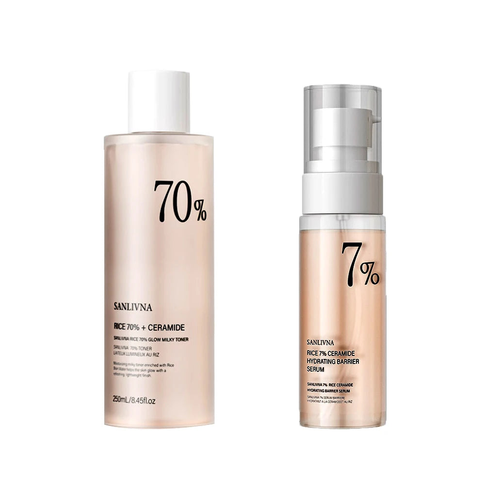 Rice Extract Skincare Set with Niacinamide