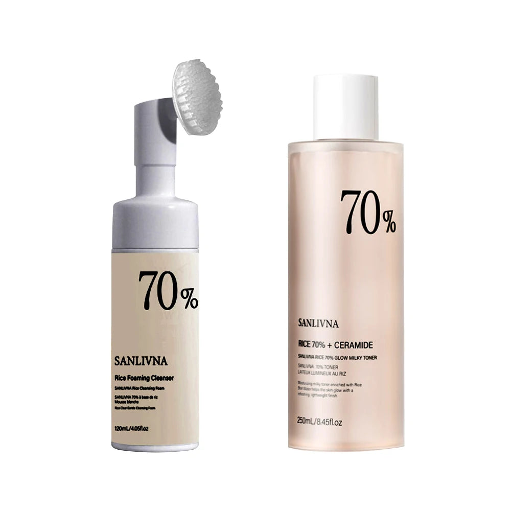 Rice Extract Skincare Set with Niacinamide