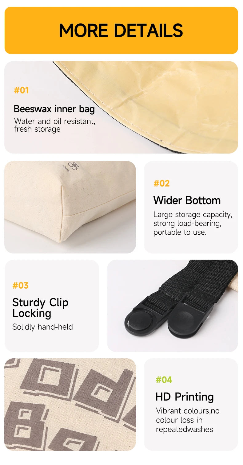 Weedi Beeswax Reusable Storage Bag