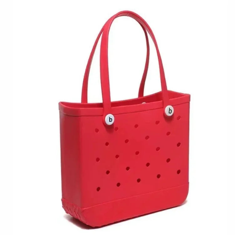 EVA Rubber Waterproof Handbag - Solid Color M/L (Copy)