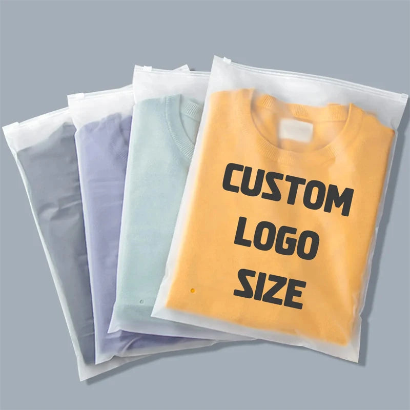 Custom Recycle Eco-Friendly Zip Zipper Lock Plastic Bag For Packing Shipping