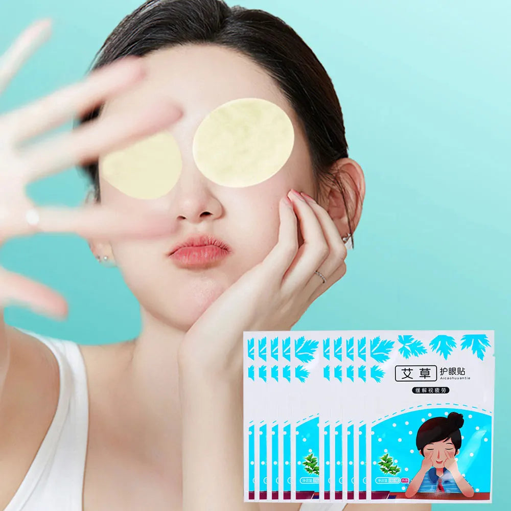 10pcs Herbal Eye Patches for Fatigue & Vision Relief
