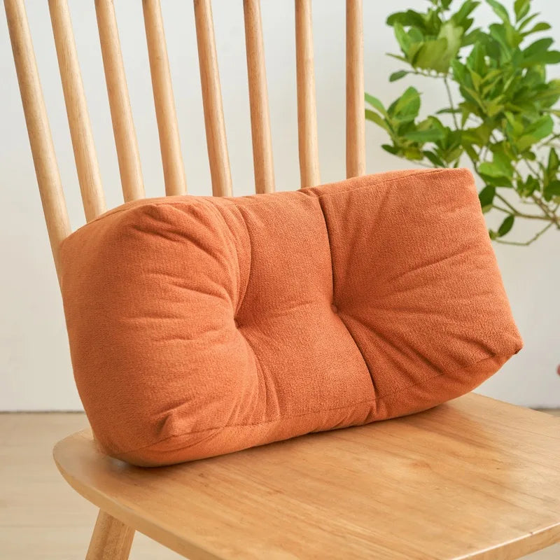Soft Cashmere Seat Cushion with Lumbar Support