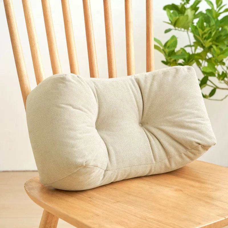 Soft Cashmere Seat Cushion with Lumbar Support