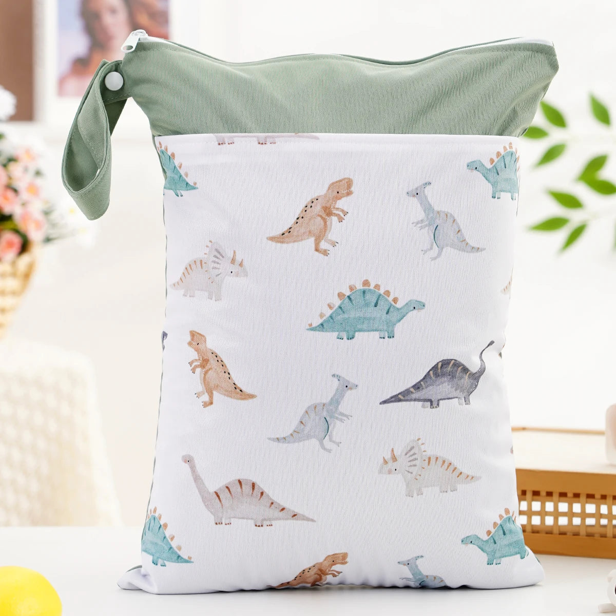 HappyFlute 1PC Portable Baby Diaper Bag - Printed Waterproof