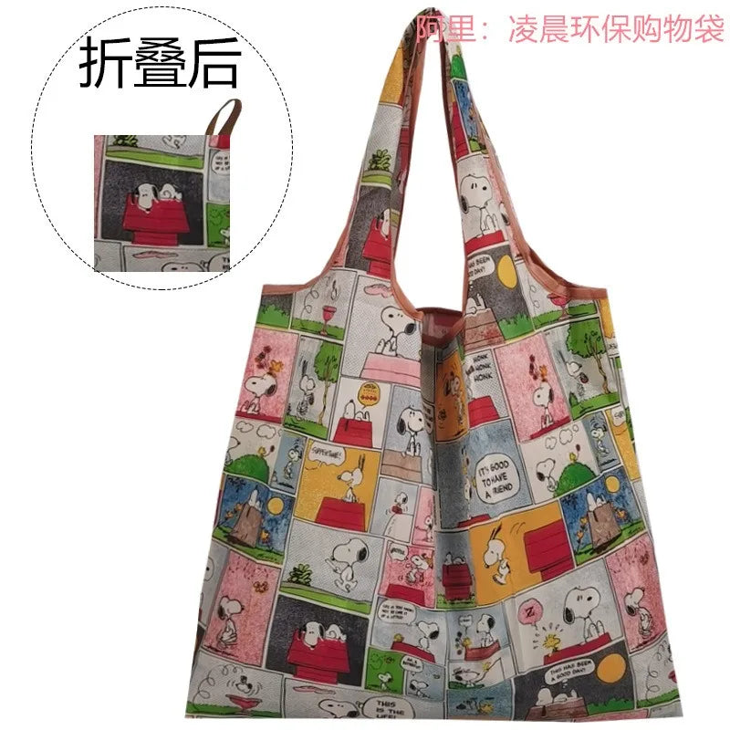 Larger Capacity Snoopy Shopping Bag