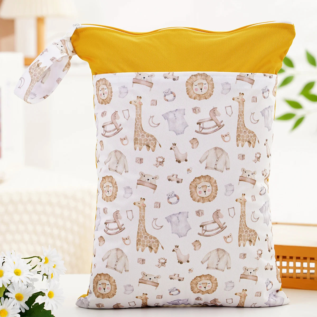 HappyFlute 1PC Portable Baby Diaper Bag - Printed Waterproof