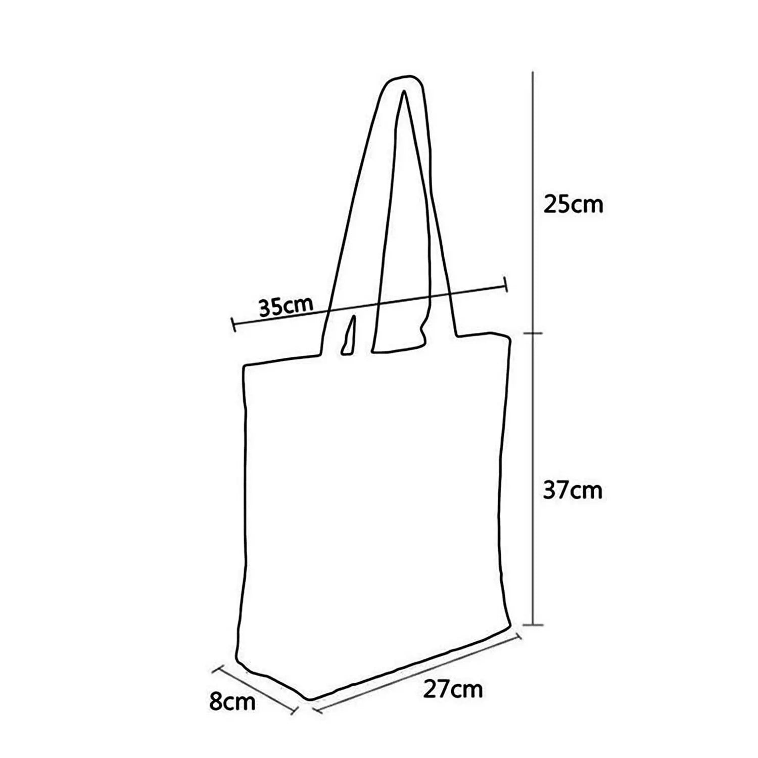 Cartoon Eco Friendly Casual Reusable Handbag