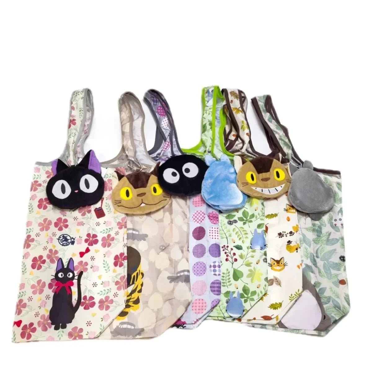Anime Cartoon Foldable Shopping Bags - WIVAStore
