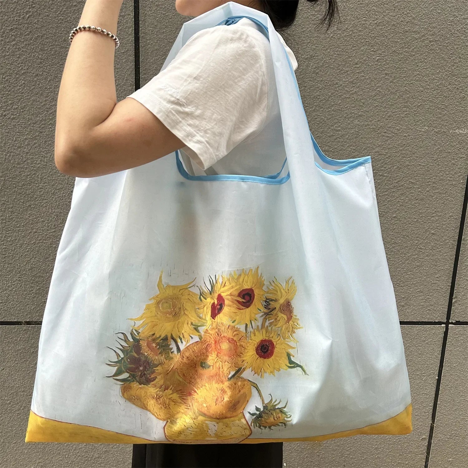 Big Pocket Nylon Grocery Grocery or Shopping Bag - WIVAStore