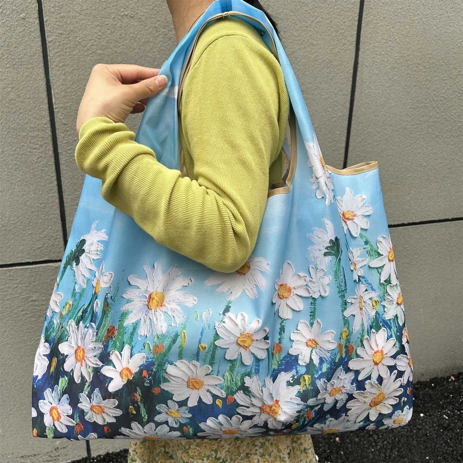 Big Pocket Nylon Grocery Grocery or Shopping Bag - WIVAStore