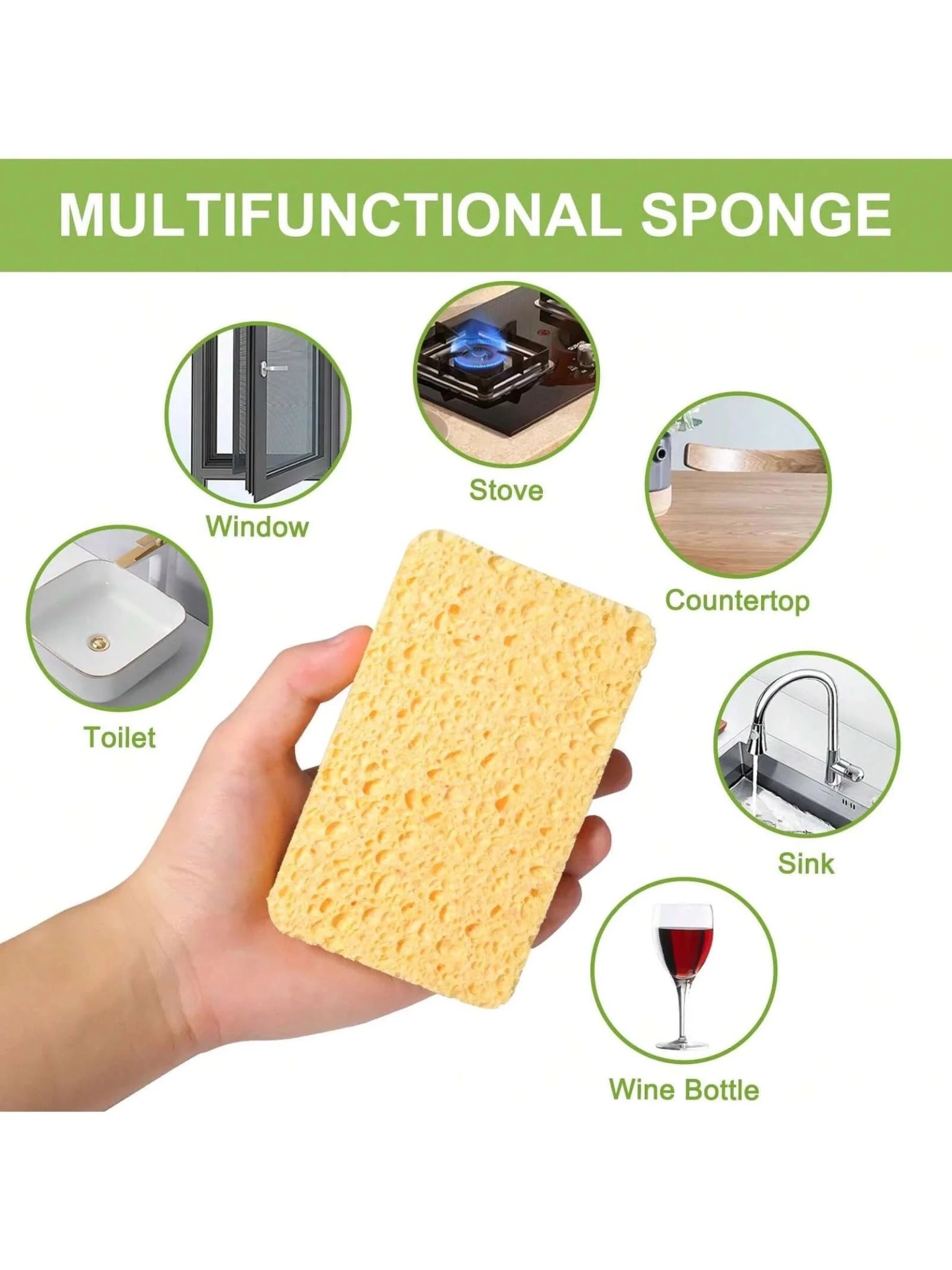 Biodegradable compostable cellulose and coconut scrubbing - WIVAStore