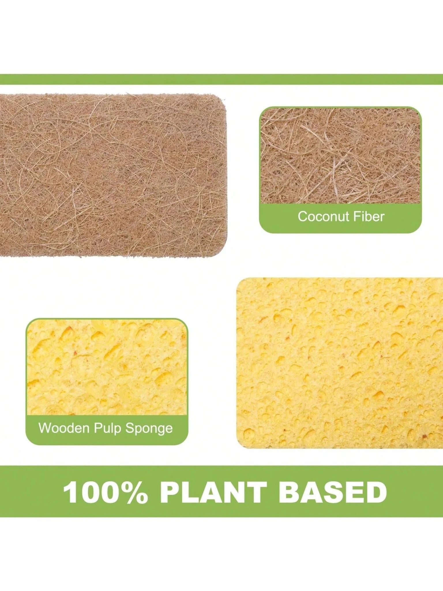 Biodegradable compostable cellulose and coconut scrubbing - WIVAStore