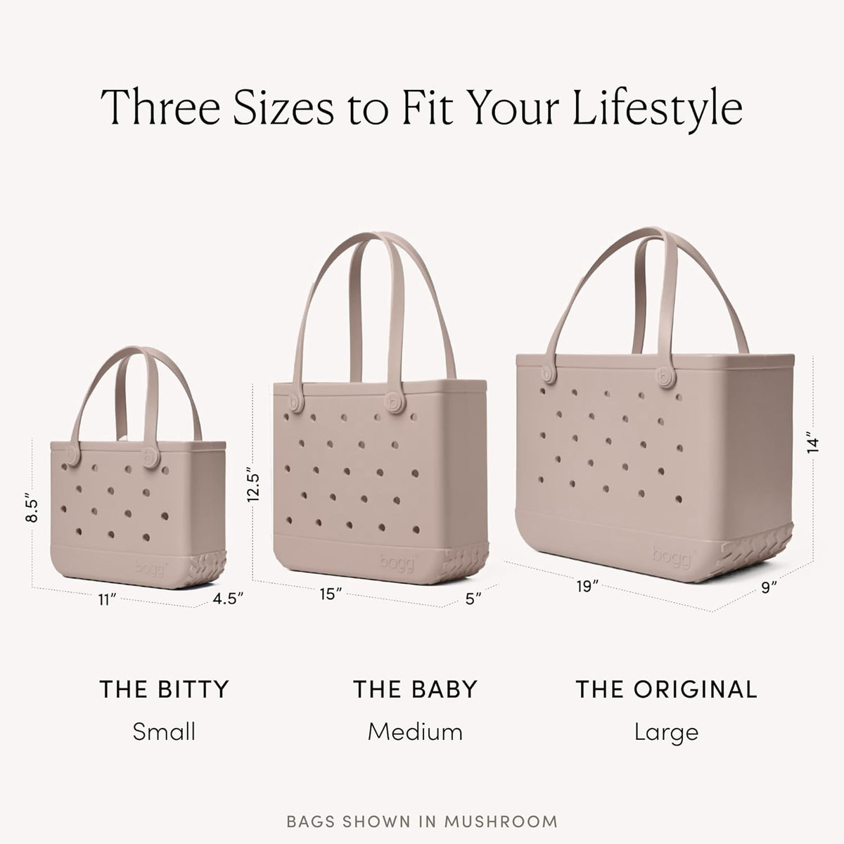 BOGG BAG Bundle – Baby, Medium 15” x 5” x 12.5” + Bitty, Small Tote 11” x 8.5” x 4.5” - WIVAStore
