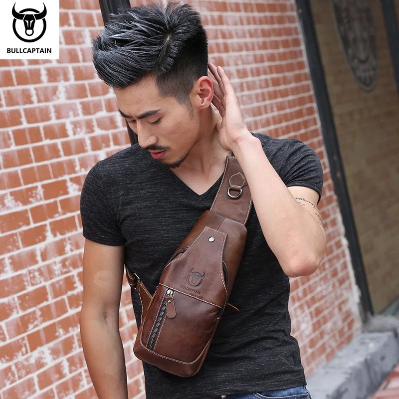 BULLCAPTAIN Leather Messenger Bags - WIVAStore