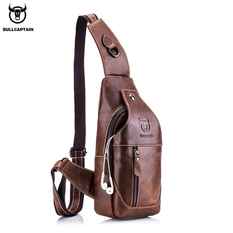 BULLCAPTAIN Leather Messenger Bags - WIVAStore