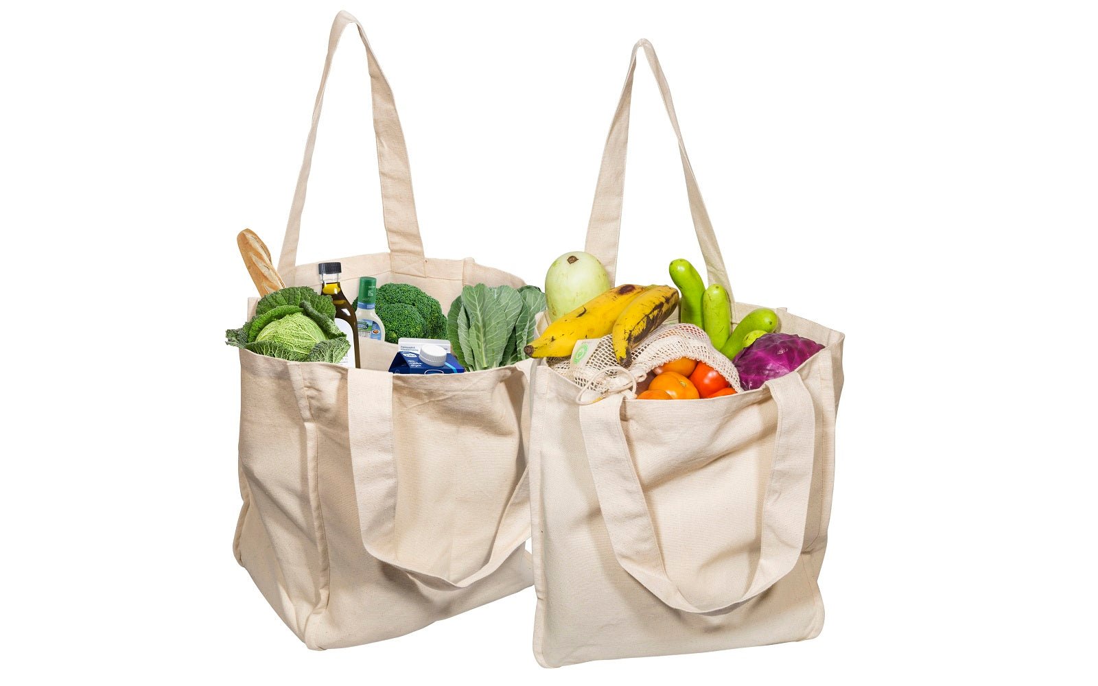 Canvas Grocery Tote Bags - WIVAStore