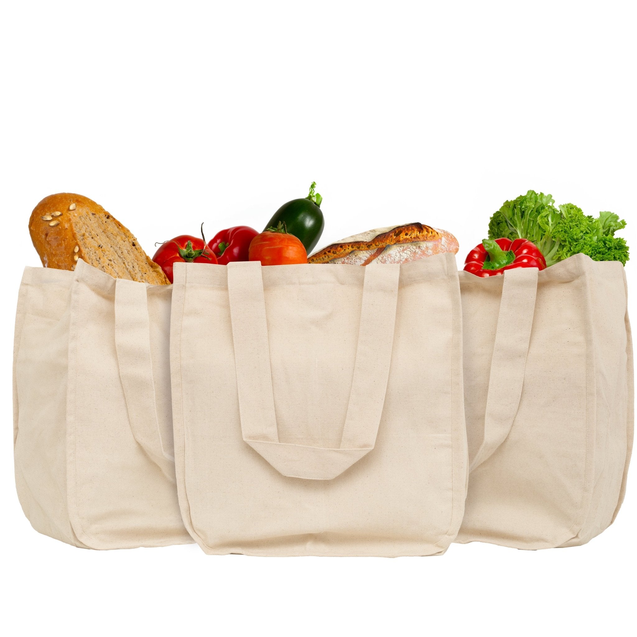 Canvas Grocery Tote Bags - WIVAStore