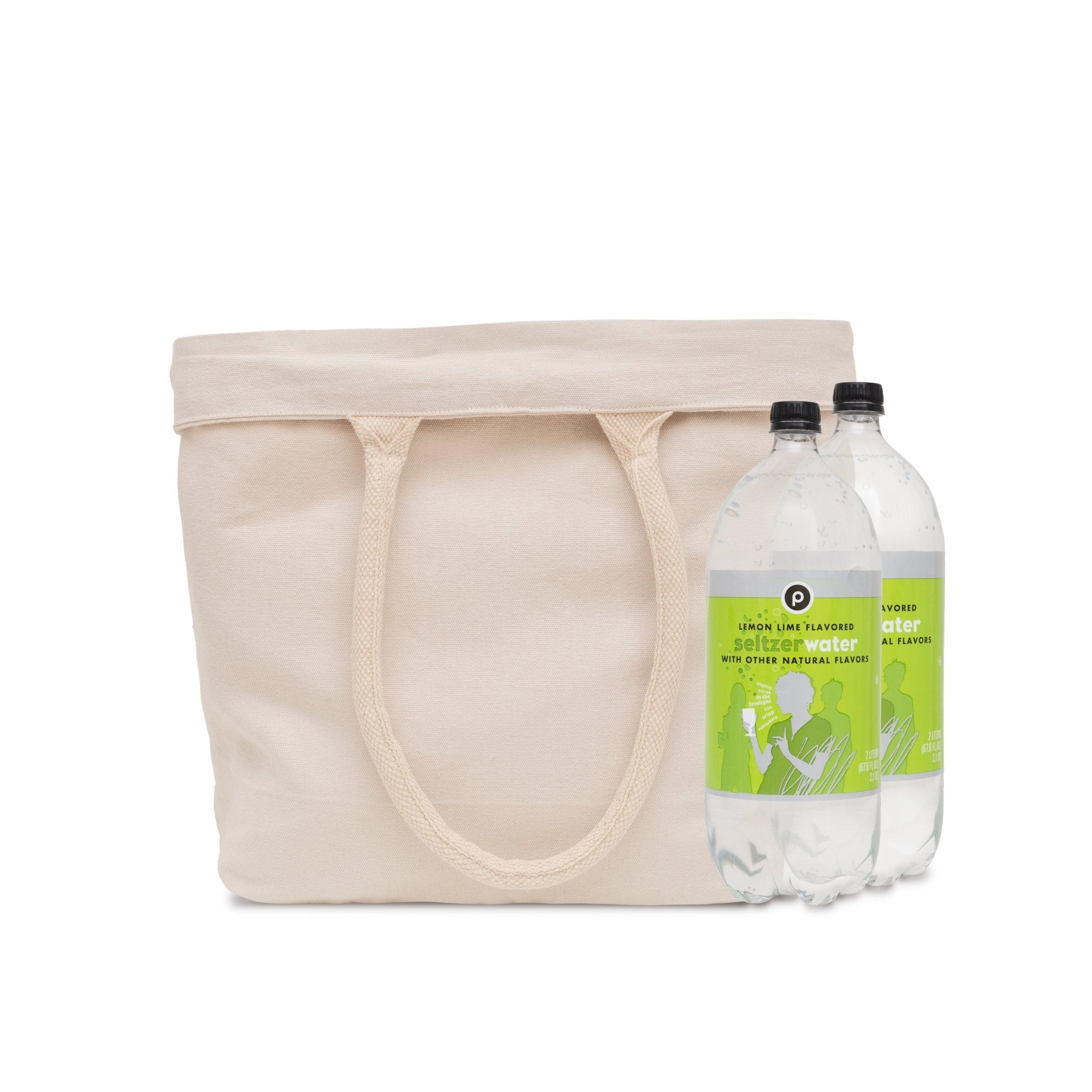 Canvas Grocery Tote with Drawstring - WIVAStore