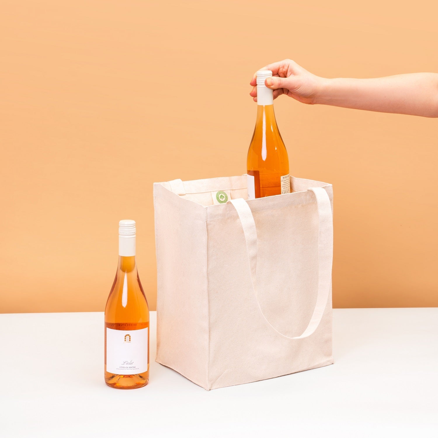 Canvas Wine Tote - WIVAStore