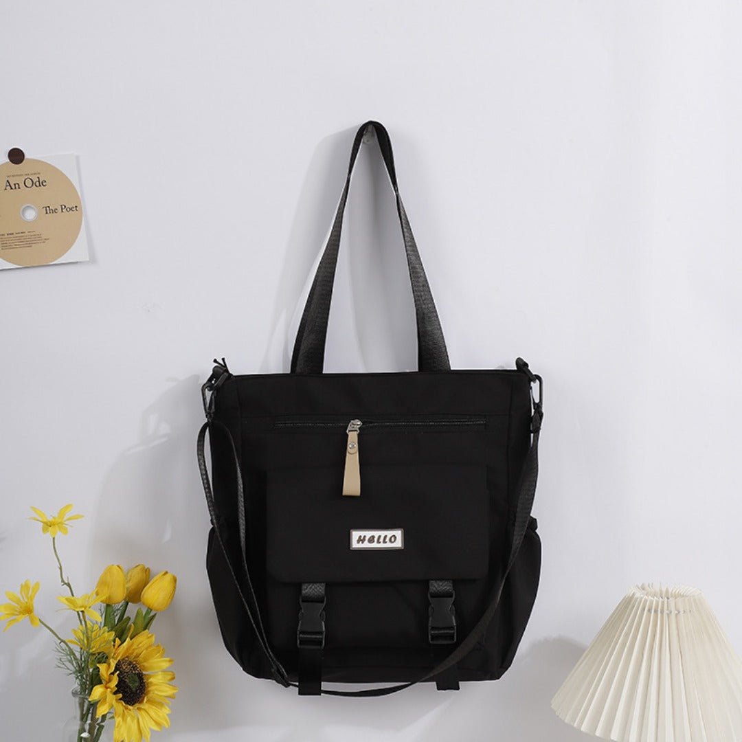 Casual fashion tote bag, stylish large capacity hobo bag, portable crossbody shoulder bag - WIVAStore