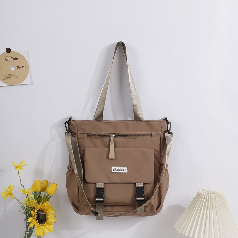 Casual fashion tote bag, stylish large capacity hobo bag, portable crossbody shoulder bag - WIVAStore