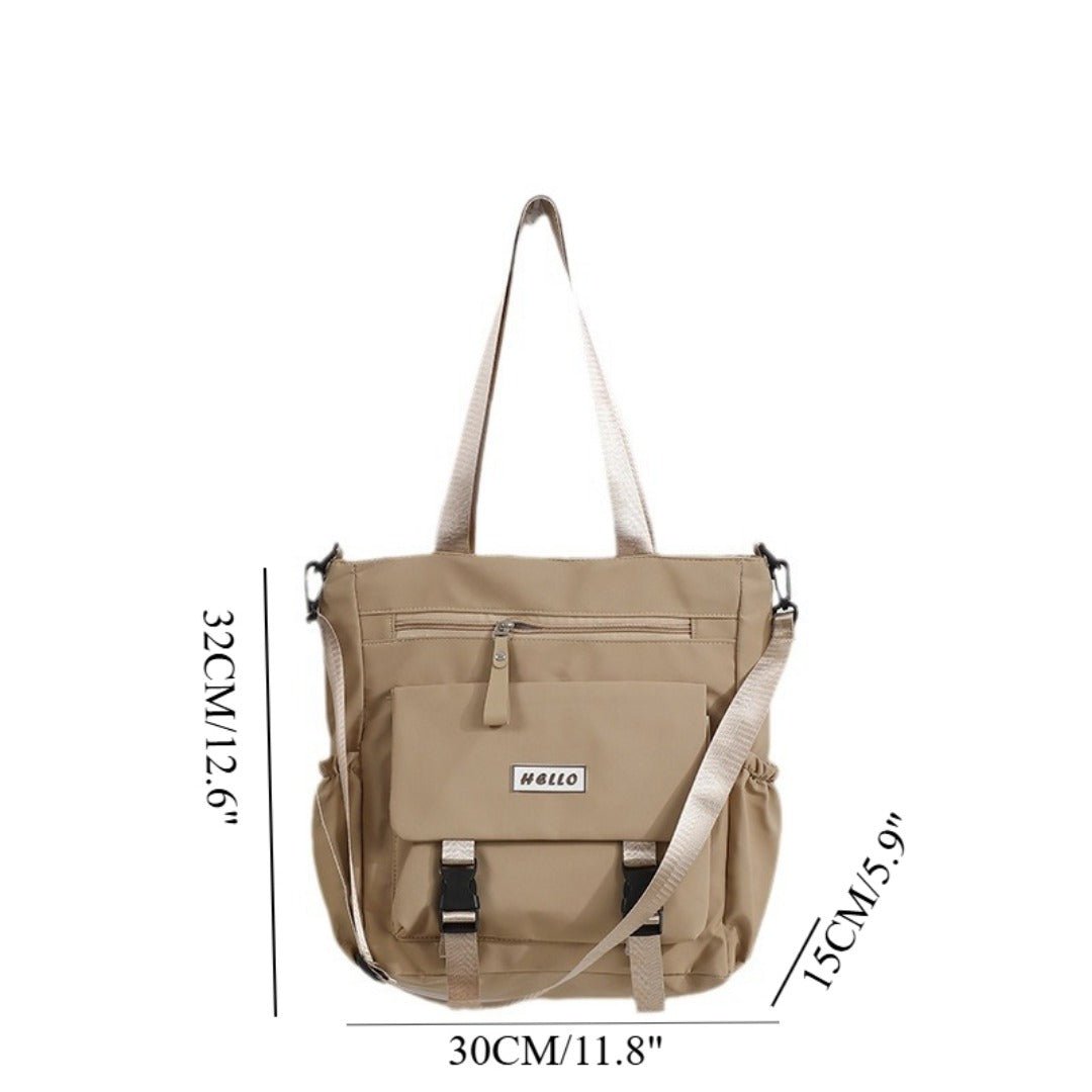 Casual fashion tote bag, stylish large capacity hobo bag, portable crossbody shoulder bag - WIVAStore
