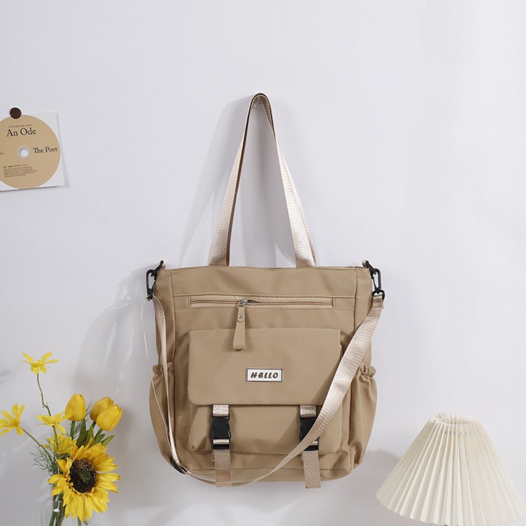 Casual fashion tote bag, stylish large capacity hobo bag, portable crossbody shoulder bag - WIVAStore