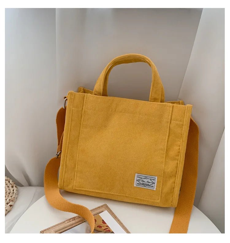 Corduroy Totes Bags - WIVAStore