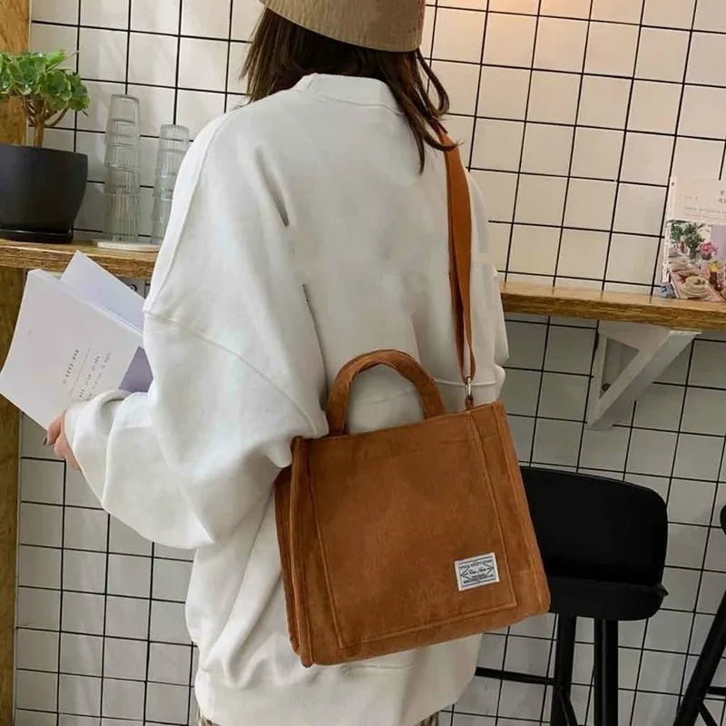 Corduroy Totes Bags - WIVAStore