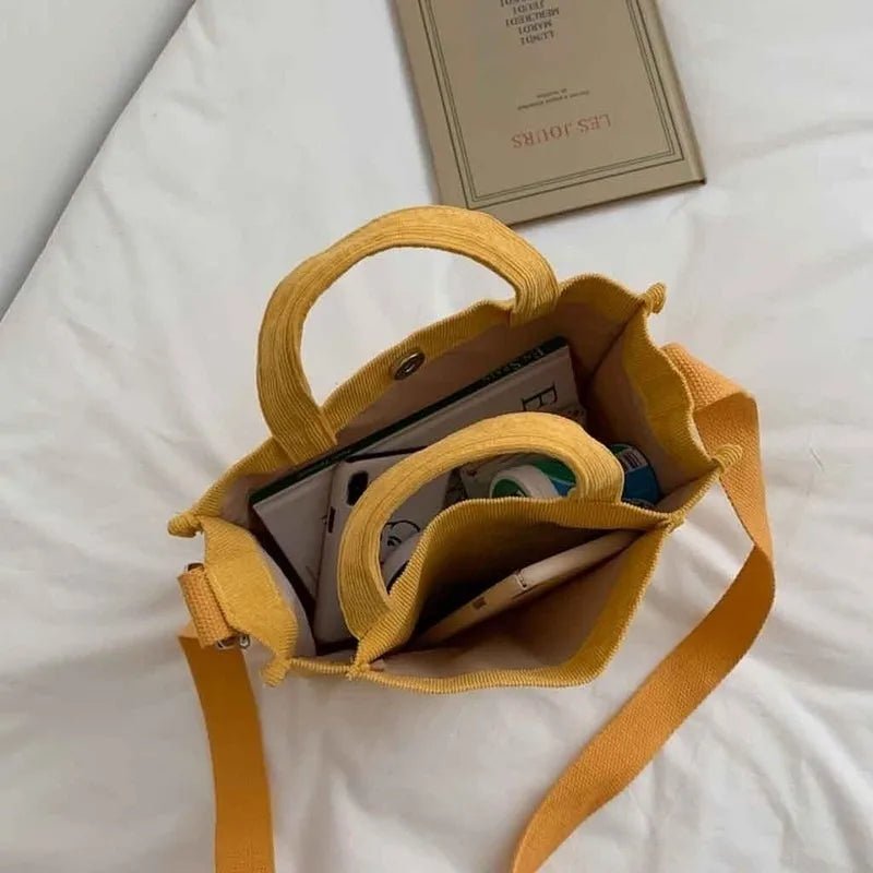 Corduroy Totes Bags - WIVAStore