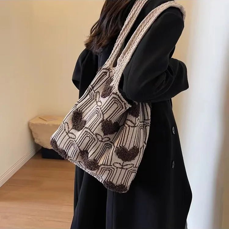 Crochet Bags for Women Summer Beach Tote Bag - WIVAStore