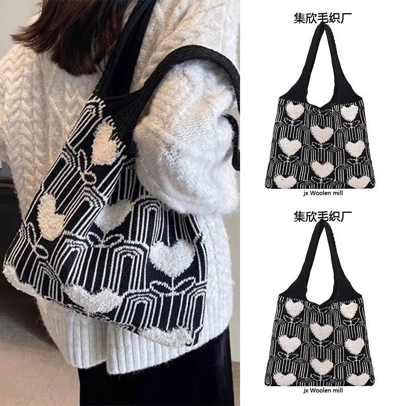 Crochet Bags for Women Summer Beach Tote Bag - WIVAStore