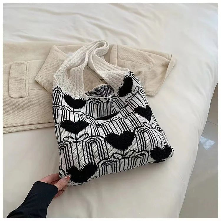 Crochet Bags for Women Summer Beach Tote Bag - WIVAStore