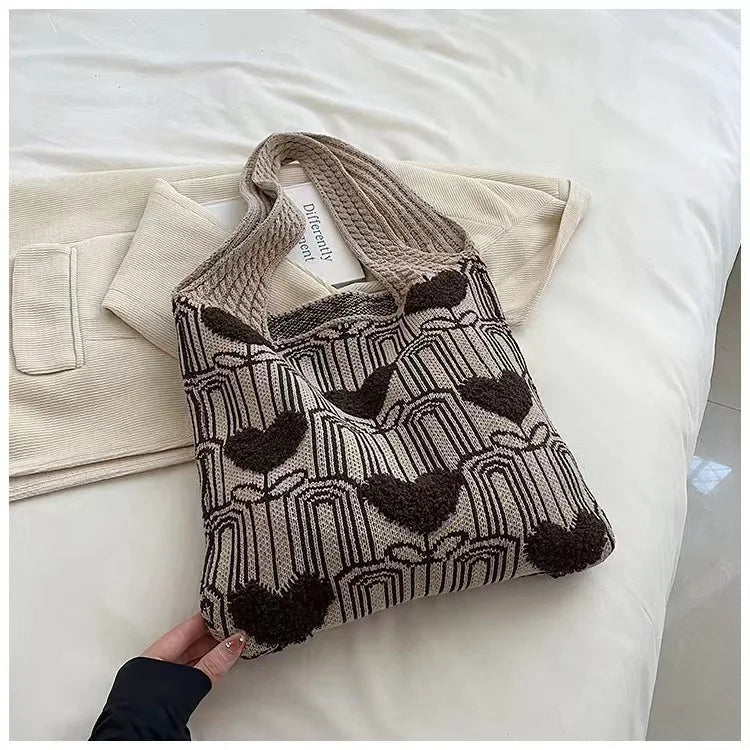 Crochet Bags for Women Summer Beach Tote Bag - WIVAStore