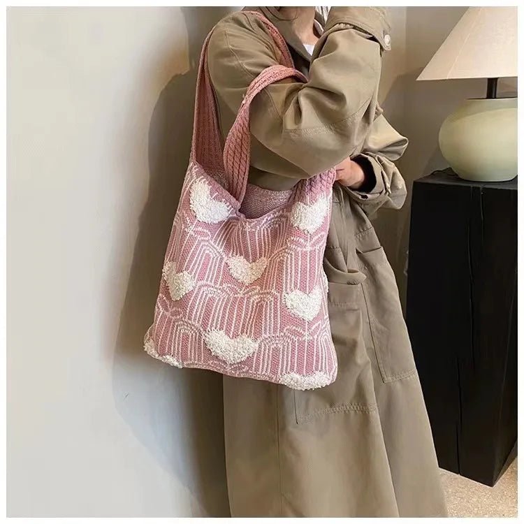 Crochet Bags for Women Summer Beach Tote Bag - WIVAStore