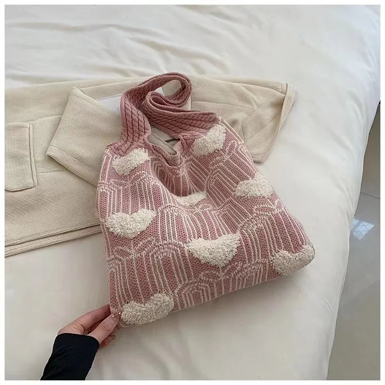 Crochet Bags for Women Summer Beach Tote Bag - WIVAStore