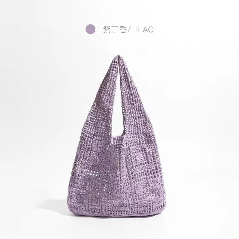 Crochet Tote Bag, Fairy Hobo Bag - WIVAStore