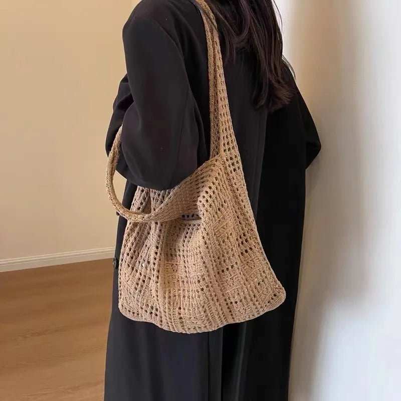 Crochet Tote Bag, Fairy Hobo Bag - WIVAStore