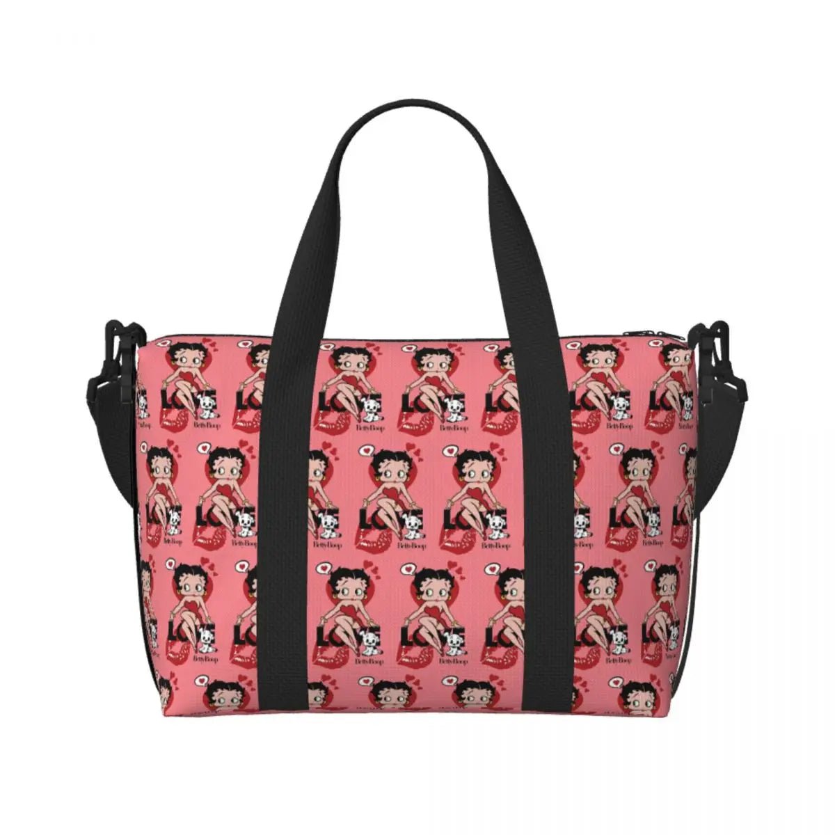 Custom Cartoon Girl B - Bettys Beach Travel Bag - WIVAStore