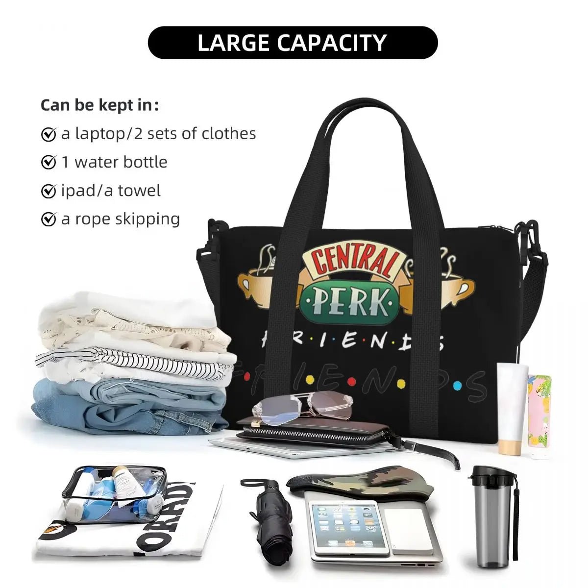 Custom Funny Friends TV Show Tote - WIVAStore