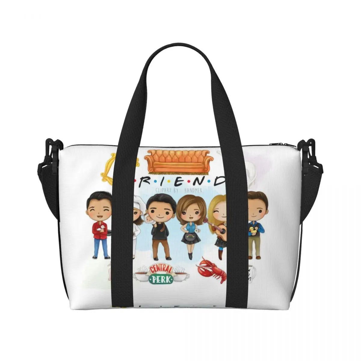 Custom Funny Friends TV Show Tote - WIVAStore