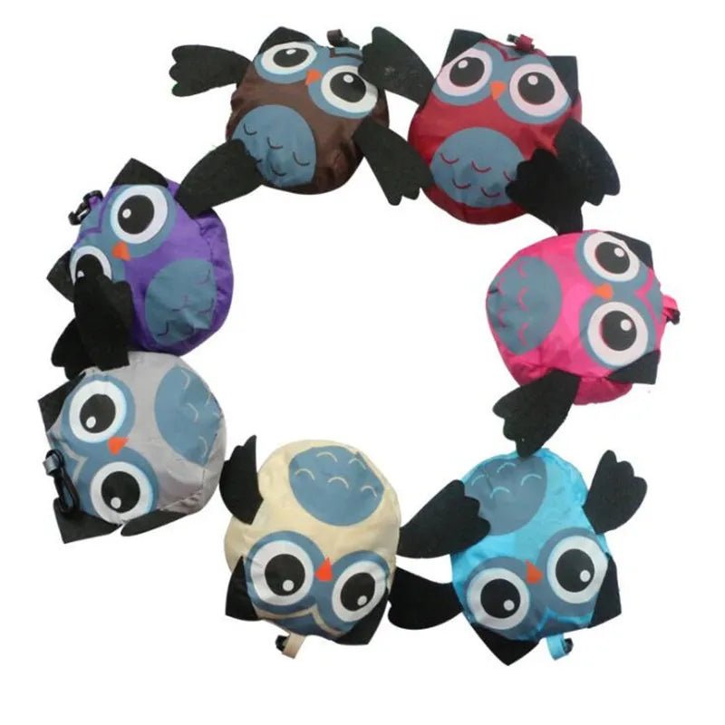 Cute Animal Owl Shape Foldable Shopping Bag - WIVAStore